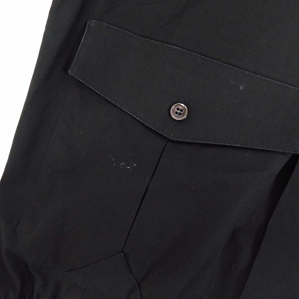 実際に弊社で買取させて頂いたKRISVANASSCHE/クリスヴァンアッシュ 無地 長袖シャツ ブラック/46の画像 4枚目