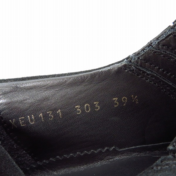 実際に弊社で買取させて頂いたEMPORIO ARMANI/エンポリオアルマーニ スエードレザー ドレスシューズ/39.5の画像 5枚目