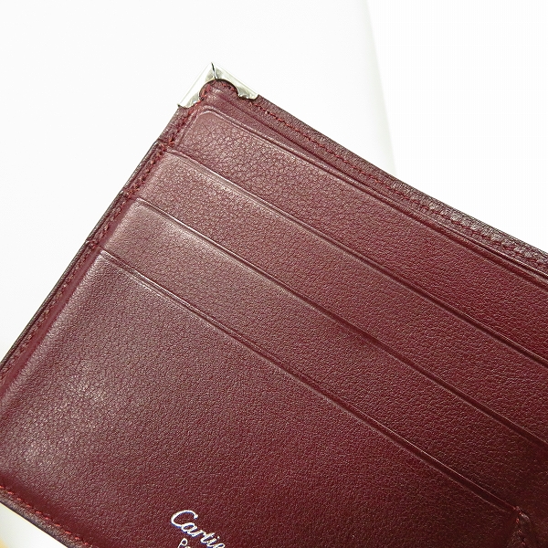 実際に弊社で買取させて頂いたCARTIER/カルティエ カボション 二つ折り財布の画像 6枚目