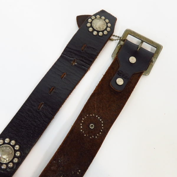 実際に弊社で買取させて頂いたHTC/エイチティーシー インディアンコンチョベルト 32の画像 2枚目