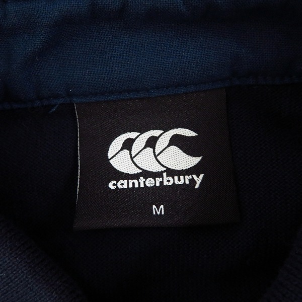 実際に弊社で買取させて頂いた【未使用】CANTERBURY/カンタベリー ポロシャツ ネイビー/Mの画像 2枚目