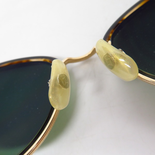 実際に弊社で買取させて頂いた999.9/フォーナインズ ボストン 度入り サングラス/アイウェア M-51の画像 2枚目