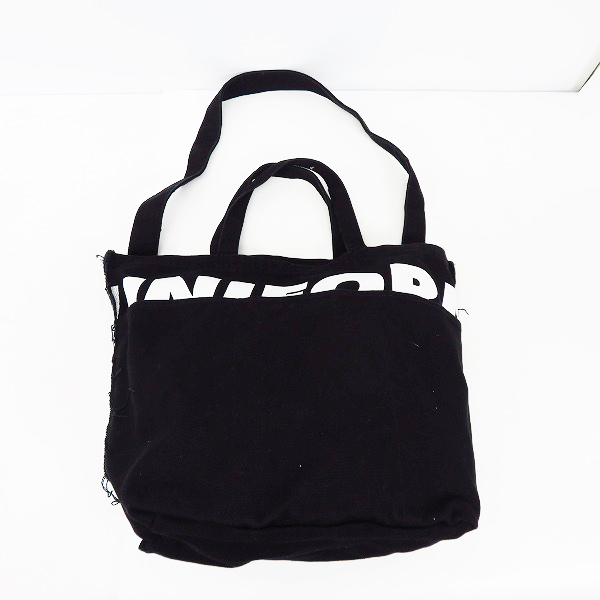 実際に弊社で買取させて頂いたuniform experiment/ユニフォームエクスペリメント CUT OFF BIG LOGO 2WAY BAG