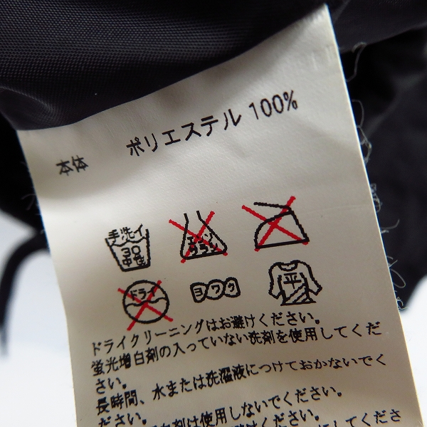 実際に弊社で買取させて頂いたBack Channel/バックチャンネル コーチジャケット バックプリント ブラック/Mの画像 4枚目