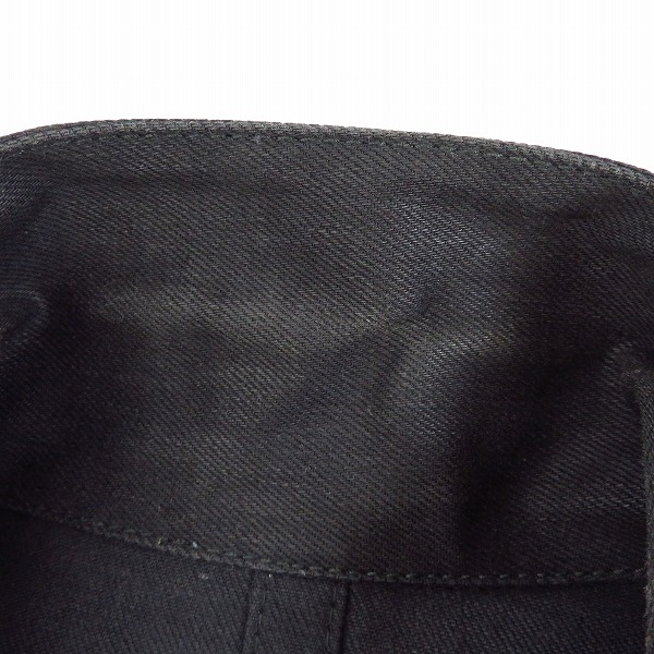 実際に弊社で買取させて頂いた【サンプル品】FACTOTUM/ファクトタム デニムジャケット ブラック 46の画像 5枚目