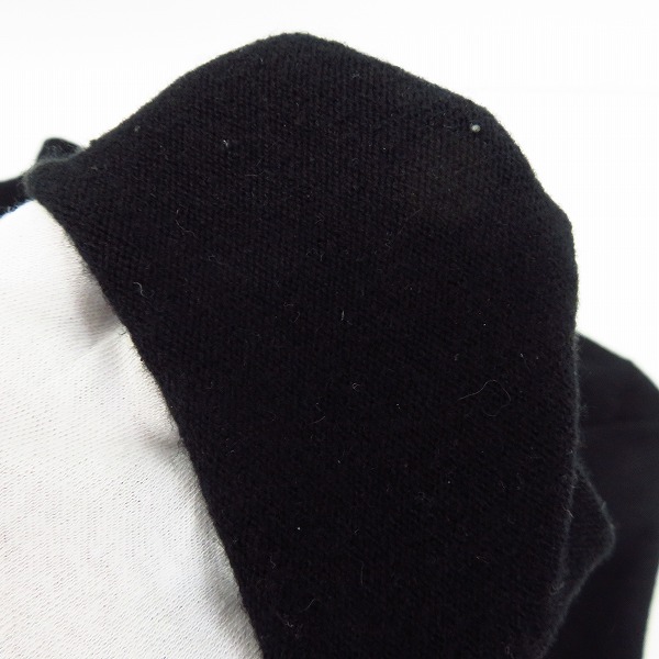 実際に弊社で買取させて頂いたLucien pellat-finet/ルシアンペラフィネ ニット/セーター スカル 眼帯 ブラックの画像 4枚目
