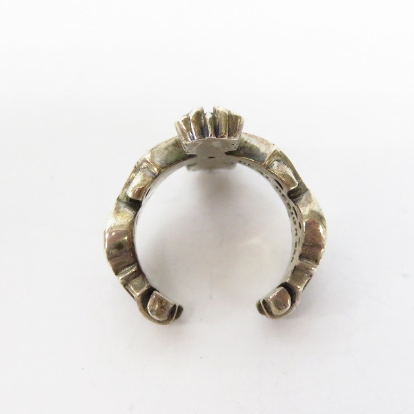 実際に弊社で買取させて頂いたDEAL DESIGN/ディールデザイン クロスモチーフ ストーン付き リング/17.5号の画像 4枚目