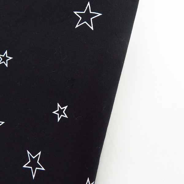 実際に弊社で買取させて頂いたuniform experiment/ユニフォームエクスペリメント スタープリント ボタンダウンシャツ ブラック UE-150083/2の画像 5枚目