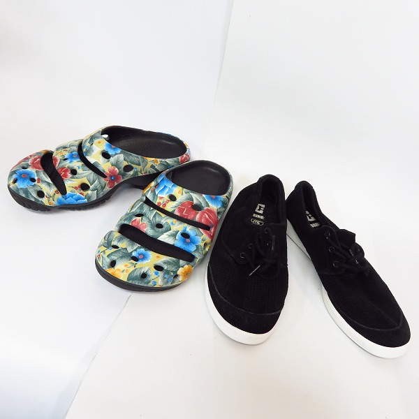 実際に弊社で買取させて頂いたKEEN/キーン DC SHOES/ディーシー スリッポンサンダル スニーカー/シューズ/28/27.5 2点セット