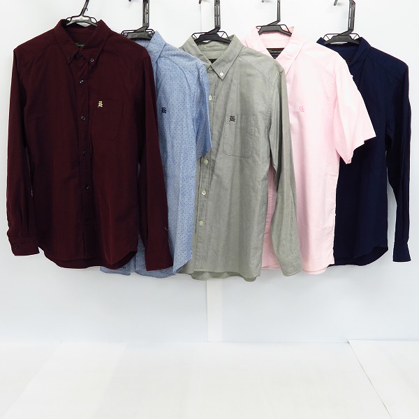 実際に弊社で買取させて頂いたBackChannel/バックチャンネル 長袖/半袖　シャツ M/5点セット
