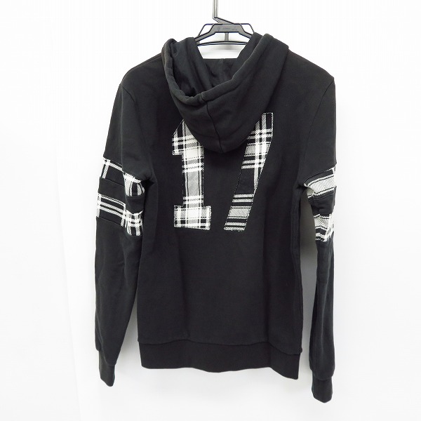 実際に弊社で買取させて頂いたHYDROGEN/ハイドロゲン スカル刺繍 ジップフーディー パーカー Sの画像 1枚目