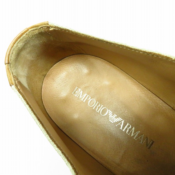 実際に弊社で買取させて頂いたEMPORIO ARMANI/エンポリオアルマーニ ドレスシューズ/44の画像 4枚目