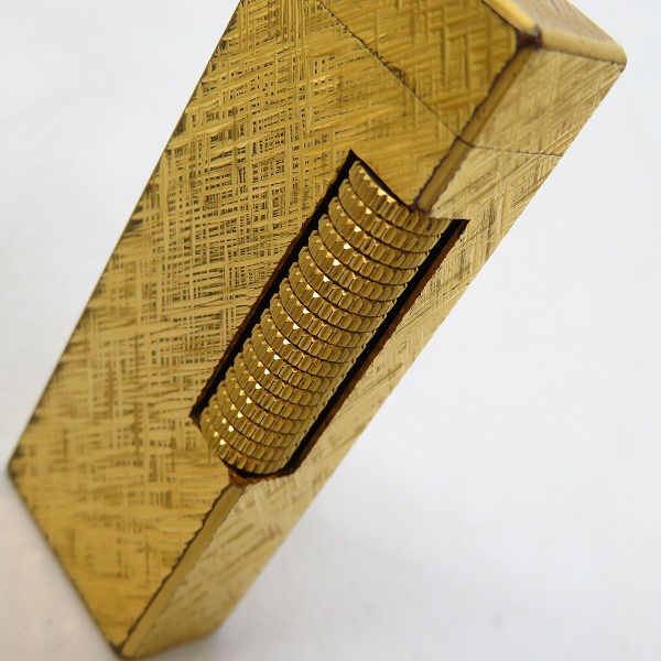 実際に弊社で買取させて頂いたdunhill/ダンヒル スリム ローラー ガスライター ゴールドの画像 3枚目