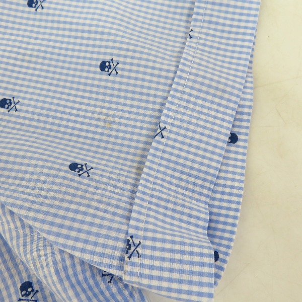 実際に弊社で買取させて頂いたHYDROGEN/ハイドロゲン スカル刺繍 半袖シャツ/XSの画像 6枚目