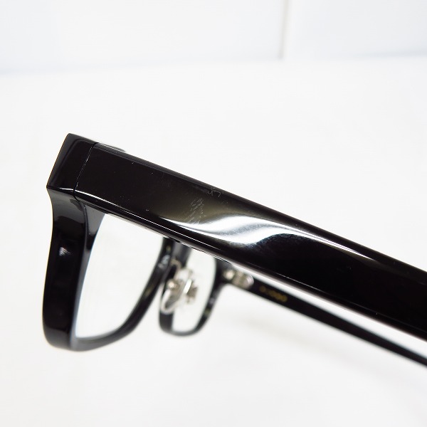 実際に弊社で買取させて頂いた白山眼鏡店/ハクサンガンキョウテン ウェリントン型セルロイド アイウェア/メガネフレームの画像 5枚目