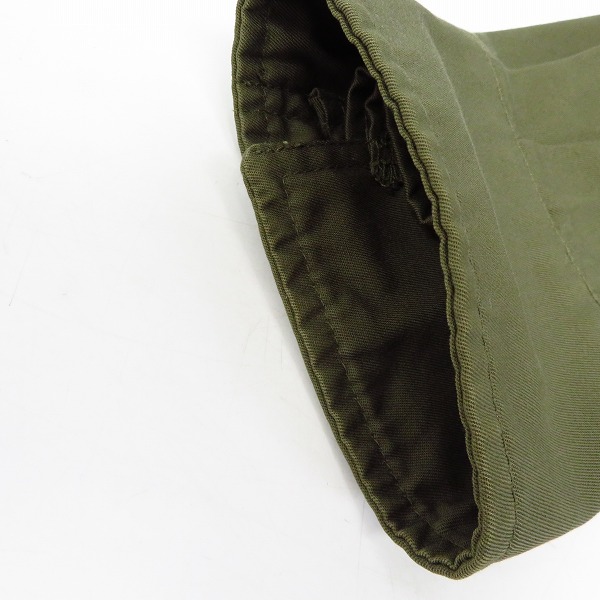 実際に弊社で買取させて頂いたHUNTING WORLD/ハンティングワールド コットン ミリタリージャケット カーキ/42の画像 8枚目