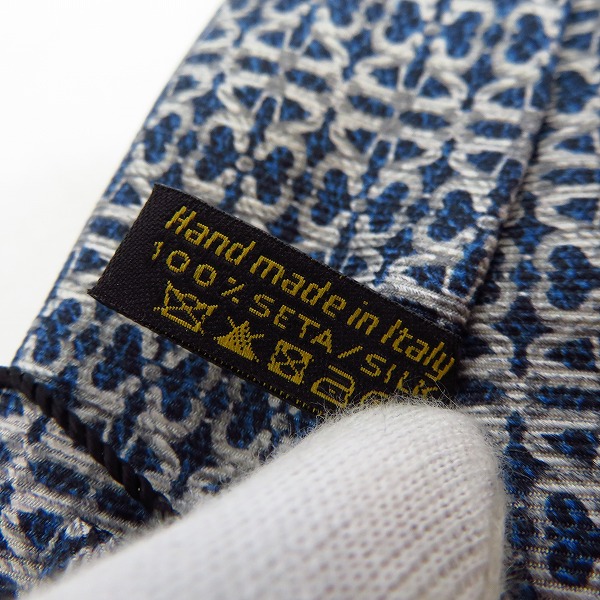 実際に弊社で買取させて頂いた【未使用】BVLGARI/ブルガリ セブンフォールド ネクタイ 100％シルク の画像 3枚目