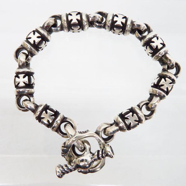 実際に弊社で買取させて頂いたTRAVIS WALKER/トラヴィスワーカー OUTLAW BRACELET WITH T-BAR 8リンクの画像 1枚目