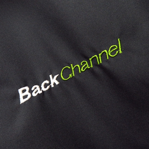 実際に弊社で買取させて頂いたBack Channel/バックチャンネル コーチジャケット バックプリント ブラック/Mの画像 3枚目