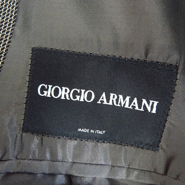 実際に弊社で買取させて頂いたGIORGIO ARMANI/ジョルジオアルマーニ ウール スーツ セットアップ/50の画像 2枚目