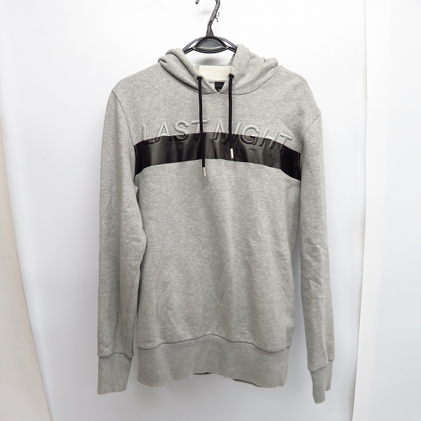 実際に弊社で買取させて頂いたDIESEL BLACK GOLD/ディーゼル ブラックゴールド LAST NIGHT プリント プルオーバー パーカー/フーディー M