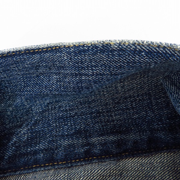 実際に弊社で買取させて頂いたSUGAR CANE/シュガーケーン デニムジャケット/Gジャン 1953Model SC11953H-025/38の画像 7枚目