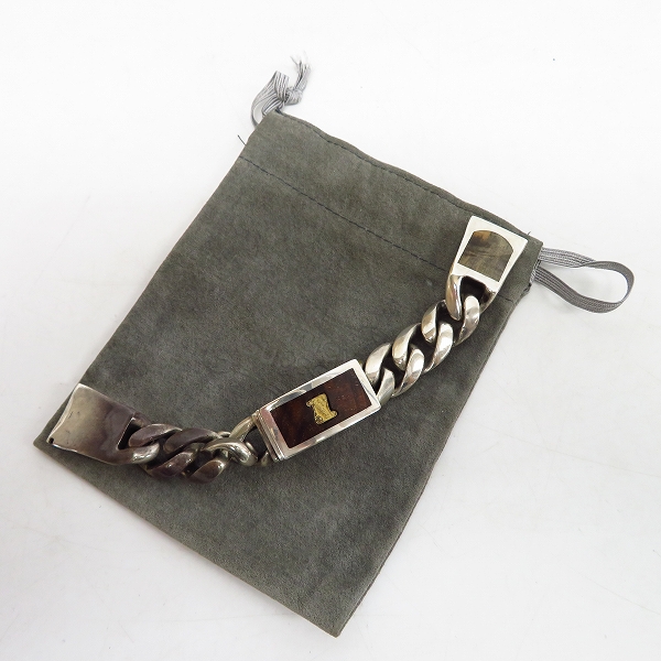 実際に弊社で買取させて頂いたstanley GUESS/スタンリーゲス ウッドインレイド ウォッチバンド/ウォッチブレスｗ/ボックスクリップの画像 8枚目