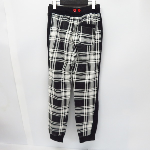 実際に弊社で買取させて頂いたHYDROGEN/ハイドロゲン タータンチェック柄 スウェットパンツ/Sの画像 1枚目