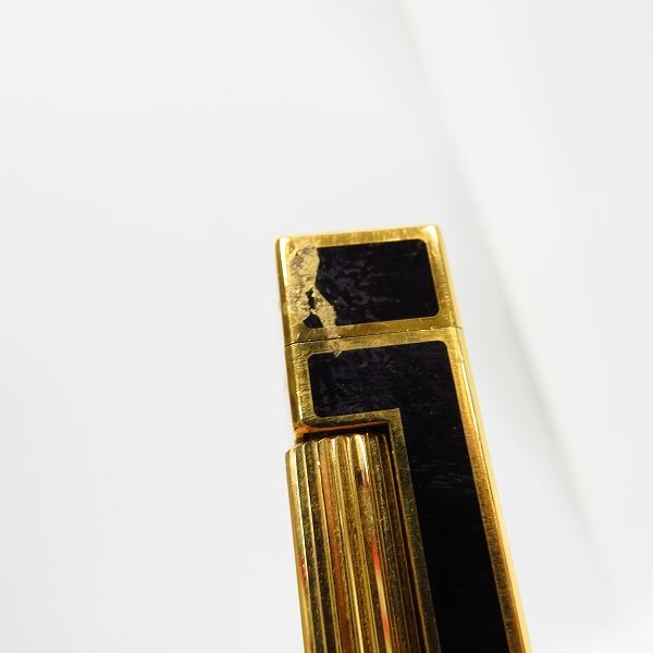 実際に弊社で買取させて頂いたdunhill/ダンヒル Rollagas/ローラガス ライター ブラック×ゴールド/黒金の画像 6枚目