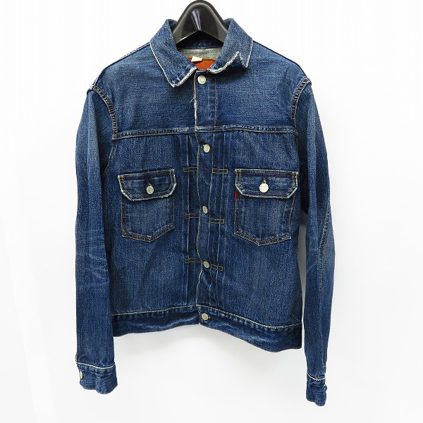 実際に弊社で買取させて頂いたSUGAR CANE/シュガーケーン デニムジャケット/Gジャン 1953Model SC11953H-025/38