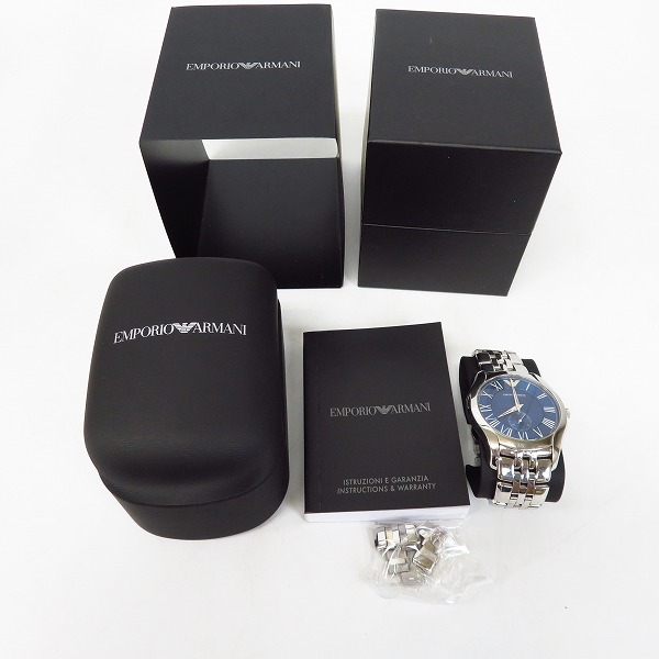 実際に弊社で買取させて頂いたEMPORIO ARMANI/エンポリオアルマーニ VALENTE/バイオリン 腕時計 AR1789【動作未確認】の画像 6枚目