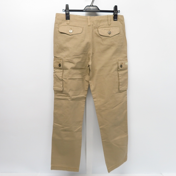 実際に弊社で買取させて頂いたHYDROGEN/ハイドロゲン スカル刺繍 コットン カーゴパンツ ベージュ Size：30の画像 1枚目