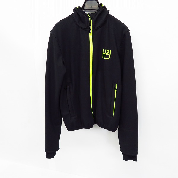 実際に弊社で買取させて頂いたHYDROGEN/ハイドロゲン ジップアップパーカー ブラック/ネオンイエロー S