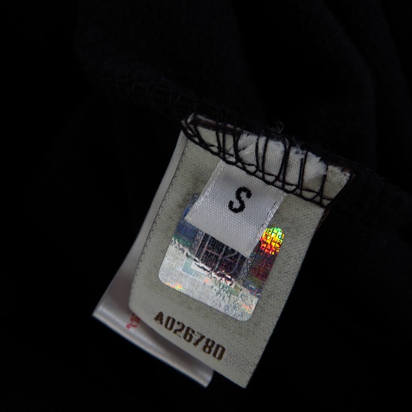 実際に弊社で買取させて頂いたHYDROGEN/ハイドロゲン ジップアップパーカー ブラック/ネオンイエロー Sの画像 3枚目