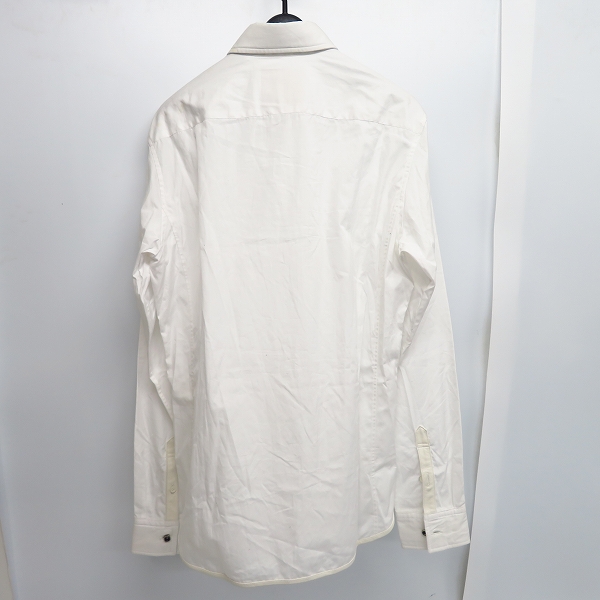 実際に弊社で買取させて頂いたBACKLASH/バックラッシュ レザーハイピング コットンシャツ 1306-01/3（L）の画像 1枚目