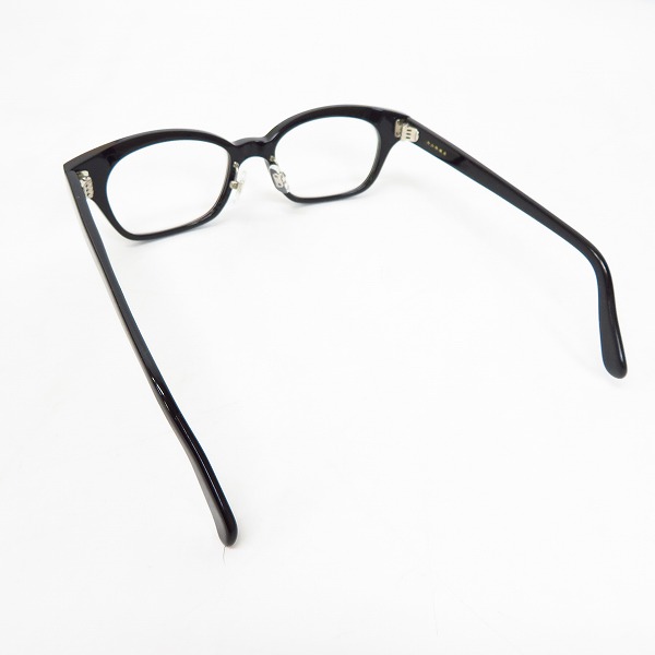 実際に弊社で買取させて頂いた白山眼鏡店/ハクサンガンキョウテン ウェリントン型セルロイド アイウェア/メガネフレームの画像 1枚目