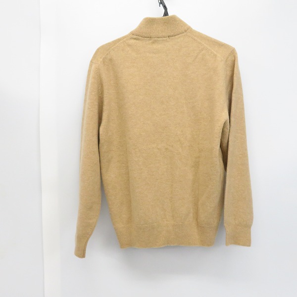 実際に弊社で買取させて頂いたBURBERRY LONDON/バーバリーロンドン ロゴ刺繍 ハーフジップニット セーター Mの画像 1枚目