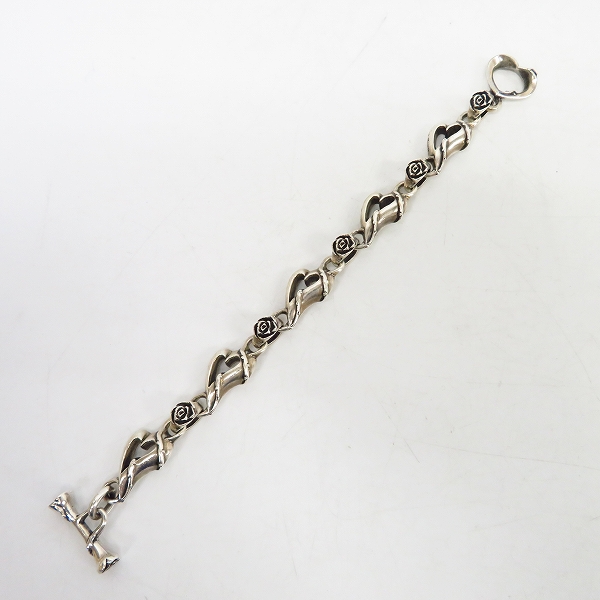 実際に弊社で買取させて頂いたDEAL TEARS/ディールティアーズ ハート ローズ ブレスレットの画像 7枚目