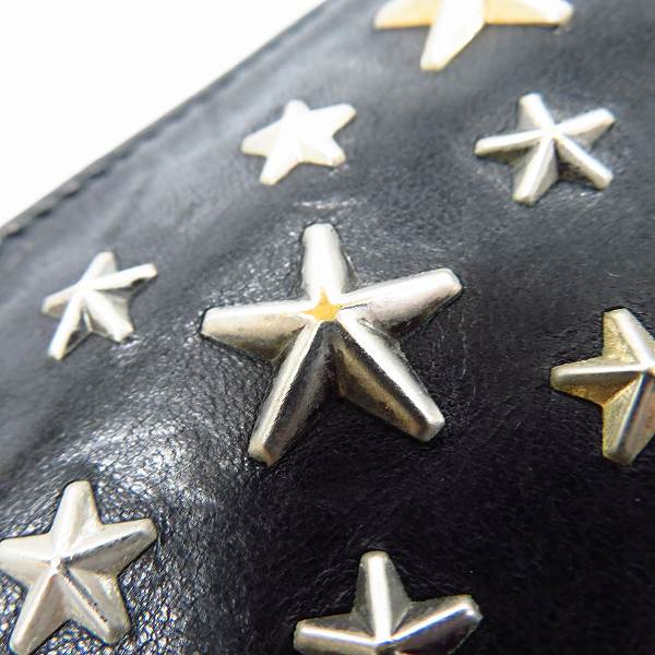 実際に弊社で買取させて頂いたJIMMY CHOO/ジミーチュウ スタースタッズウォレット/二つ折り財布の画像 7枚目