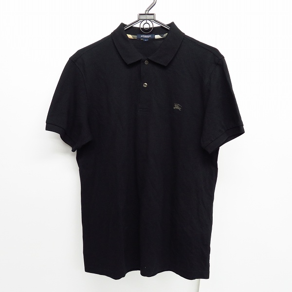 実際に弊社で買取させて頂いたBURBERRY LONDON/バーバリー ロンドン 三陽商会 ブラック ポロシャツ/L