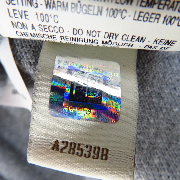 実際に弊社で買取させて頂いたHYDROGEN/ハイドロゲン 2Bジャケット グレー Sの画像 4枚目