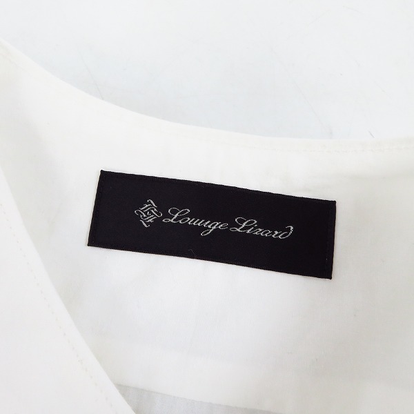 実際に弊社で買取させて頂いた【未使用】Lounge Lizard/ラウンジリザード WASHED DUMP COLLARLESS SHIRTS/ベースボールシャツ 4234/1の画像 2枚目