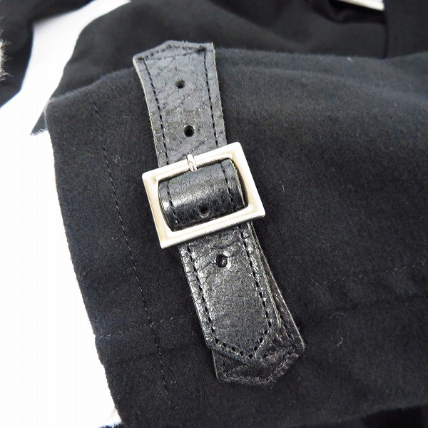 実際に弊社で買取させて頂いた【未使用】FACTOTUM/ファクトタム モールスキンストレッチアラスカンコート 01030534 ブラック/46の画像 7枚目