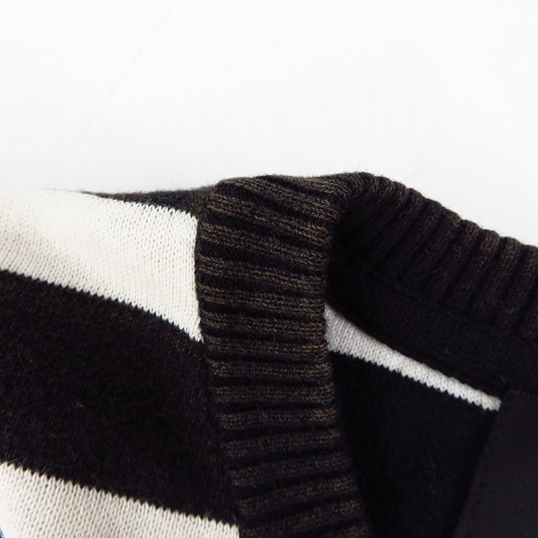 実際に弊社で買取させて頂いた【未使用】Lounge Lizard/ラウンジリザード STONE WASH BORDER CREW NECK SWEATER/ボーダーニット 2432/2の画像 5枚目