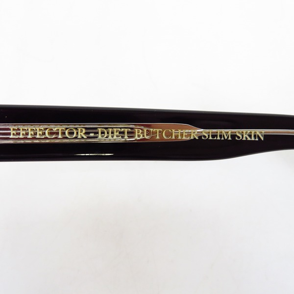 実際に弊社で買取させて頂いたEFFECTOR×DIET BUTCHER SLIM SKIN/エフェクター×ダイエットブッチャースリムスキン DIRT メガネフレーム アイウェアの画像 4枚目