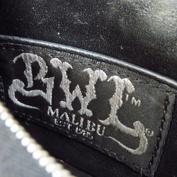 実際に弊社で買取させて頂いた【ギャラ付】BILL WALL LEATHER/BWL/ビルウォールレザー L字ジップ コインケースｗ/アリゲーターの画像 4枚目
