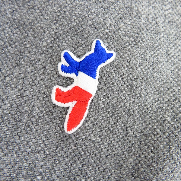 実際に弊社で買取させて頂いたMAISON KITSUNE/メゾンキツネ ワンポイント刺繍 半袖 ポロシャツ/XSの画像 6枚目