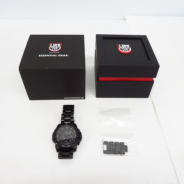 実際に弊社で買取させて頂いたLUMINOX/ルミノックス BLACK OUTクロノグラフ  腕時計/3180の画像 6枚目