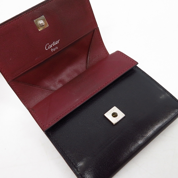 実際に弊社で買取させて頂いたCARTIER/カルティエ カボション/オニキス コインケース/小銭入れの画像 3枚目