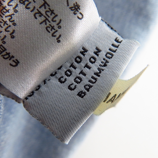 実際に弊社で買取させて頂いた【JPタグ】HYDROGEN/ハイドロゲン 総プリント/スカル刺繍 ロングスリーブ/長袖 デニムシャツ Size：Sの画像 4枚目